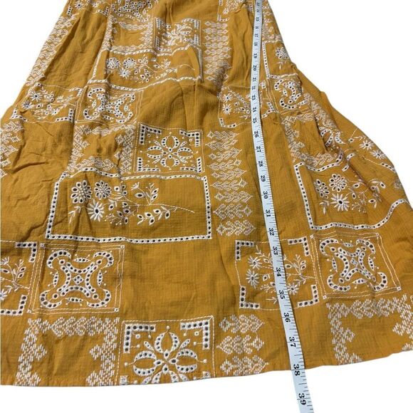 Anthropologie Sibyl Embroidered Mini Dress •Size 12• - Picture 4 of 8